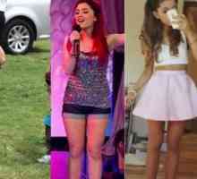 Ariana Grande subțire - înainte și după