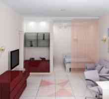 Design de apartament de dimensiuni mici, cu un singur dormitor