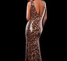 Rochie leopard lung