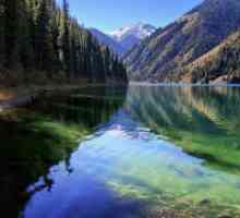 Blue Lake Kazahstan - sălbaticii odihnă
