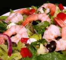 Salata greceasca cu creveti - reteta