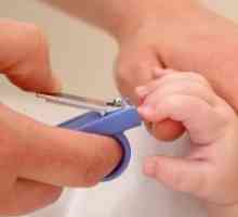 Cum să taie unghiile nou-născut?