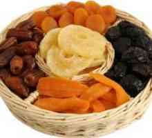 Conținutul caloric al fructelor uscate