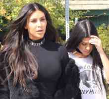 Kim Kardashian indeparteaza dintii pentru pometi expresive și purta o haină de blană pentru slăbire