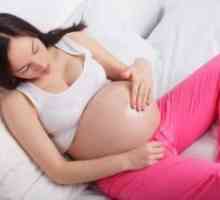 Cusaturi în abdomen în timpul sarcinii