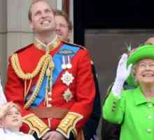 Regina Elisabeta a II și familia lui au vizitat parada Trooping culoarea