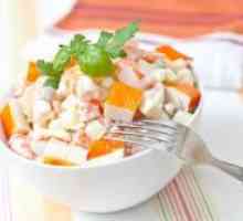 Salata de crab cu mere - reteta