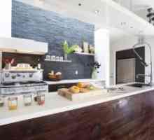 Bucătărie fără dulapuri superioare - proiectare