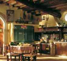 Bucătărie într-un stil rustic