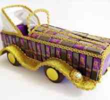 Mașina este făcută din dulciuri