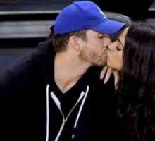 Mila Kunis și Ashton Kutcher sub amenințarea armei sărut cu came