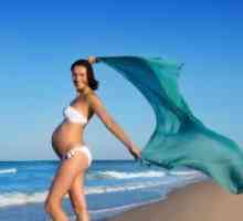 Este posibil ca femeile gravide să facă baie în mare?