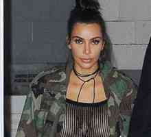 Noua tendinta de Kim Kardashian: rochie-net si lenjerie provocatoare