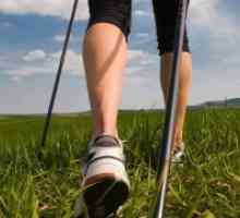 Condiții de nordic walking cu bastoane pentru persoanele în vârstă