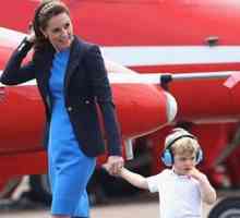 Prince George cu părinții săi, pentru prima dată a vizitat airshow regal tatuaj aerian internațional