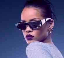 Rihanna a jucat în șisturi blănurilor publicitate și ciorapi