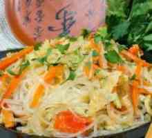 Tăiței de orez cu legume