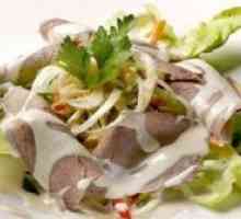 Salata de limbă de vită - reteta