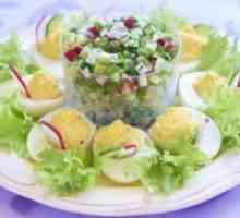 Salata de ridiche și castravete cu ou