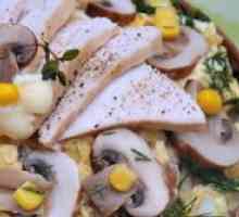 Salata de ciuperci fierte