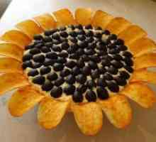 Salata „Floarea soarelui“ cu porumb