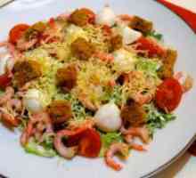 Salata cu creveți și brânză