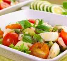 Salata cu mozzarella și roșii
