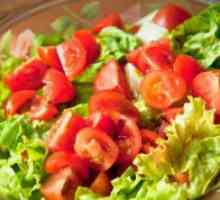 Salata cu rucola și roșii