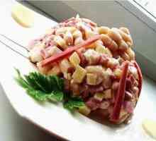 Salata cu șuncă și fasole