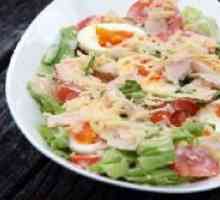 Salata cu șuncă și roșii
