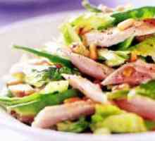 Salate cu nuci de pin - Rețete