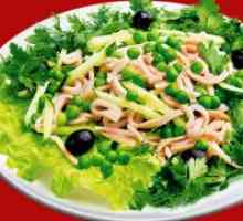 Salata cele mai delicioase și simplu cu calmar