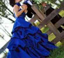 Rochie de mireasa albastru
