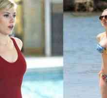 Scarlett Johansson într-un costum de baie