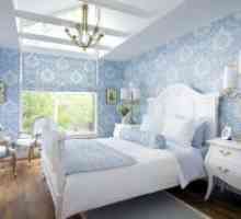 Dormitor în tonuri de albastru