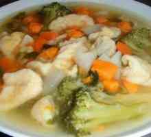 Supa de broccoli și conopidă