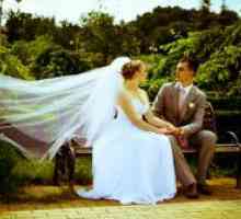 Fotografie de nunta trage în natură