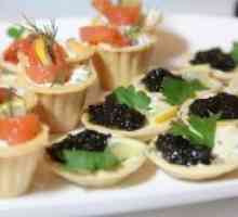 Tartlets cu caviar