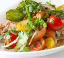 Salata de cald cu carne de vită