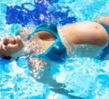 Exercitii pentru femeile gravide în piscină