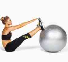Exercitarea pe burtă slăbire fitball