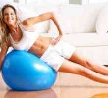 Exercitarea pe minge pentru pierderea în greutate