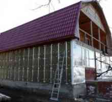 Izolație pentru pereții casei din exterior sub siding