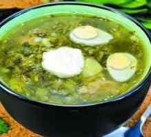 Supa verde cu măcriș și ouă - reteta