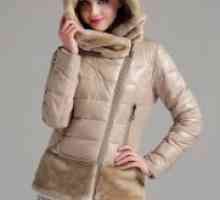 Jacheta de iarna pentru femei cu gluga pe sintepon