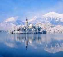 Vacanța de iarnă. Lacul Bled (15 poze)