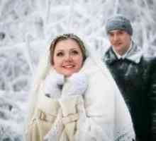 Winter fotografie de nunta trage