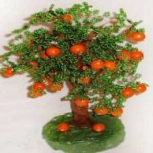 Orange Tree șirag de mărgele