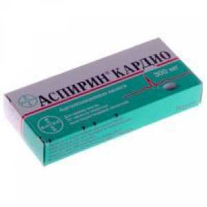 Aspirina Cardio - indicații de utilizare