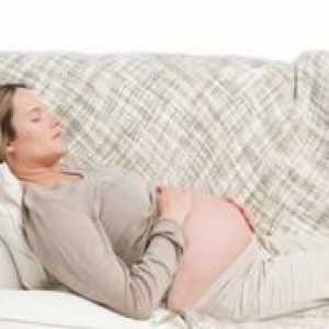 Bartolini în timpul sarcinii